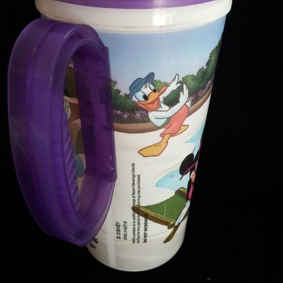 Disney Parks Minnie & Mickey Whirley Disney Parks 7" Refillable Purple Mug Cup - Picture 4 of 10
